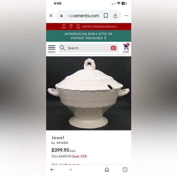 Porcelain Turin by Spode of England. Like new. Used once. - Picture 2 of 8